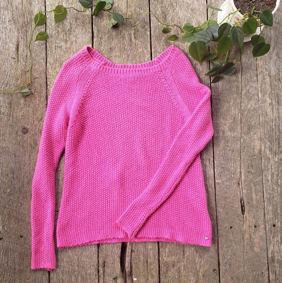 American Eagle Outfitters Sweaters - American Eagle Hot Pink Knit Sweater